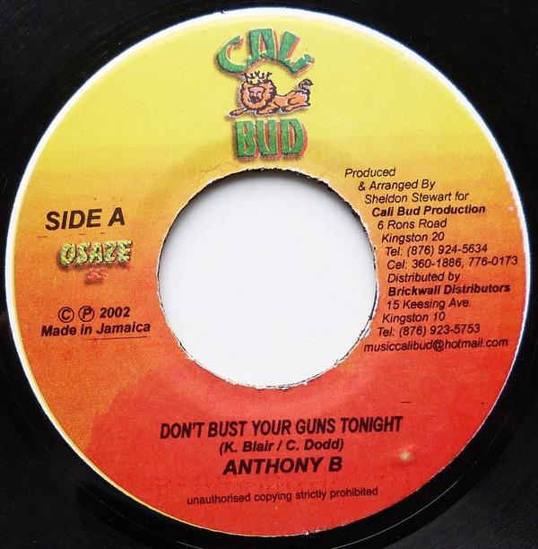 Anthony B, Flash  - Don't Bust Your Guns Tonight / Not Because We Hada Fight