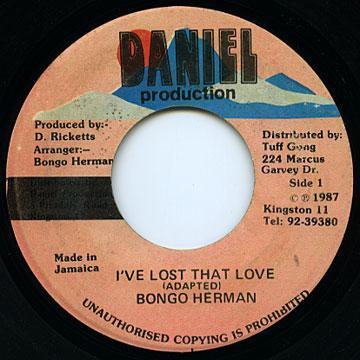 Bongo Herman - I've Lost That Love