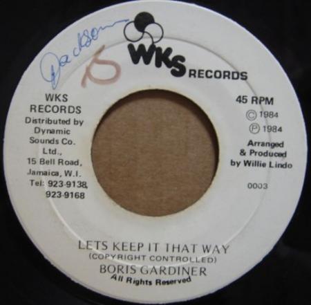 Boris Gardiner - Lets Keep It That Way