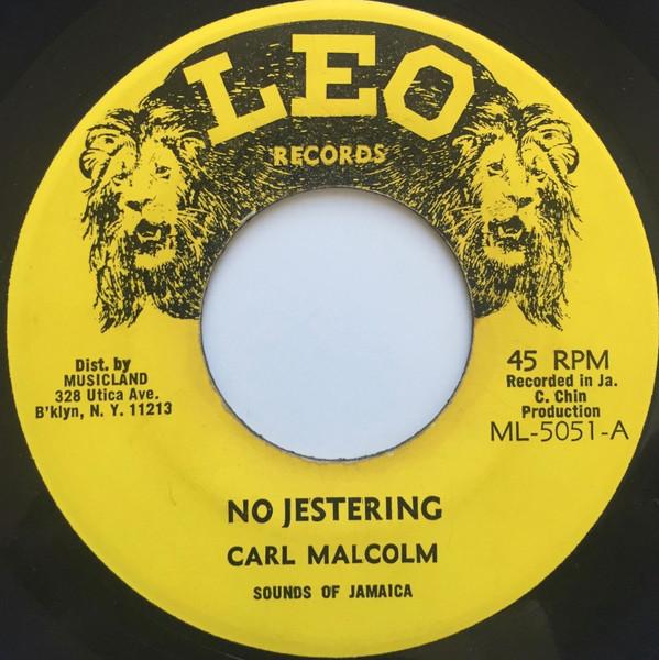 Carl Malcolm - No Jestering
