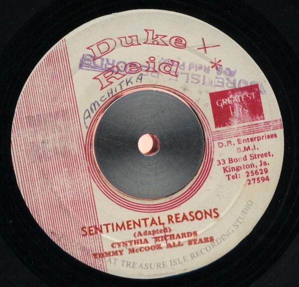Cynthia Richards - Sentimental Reasons