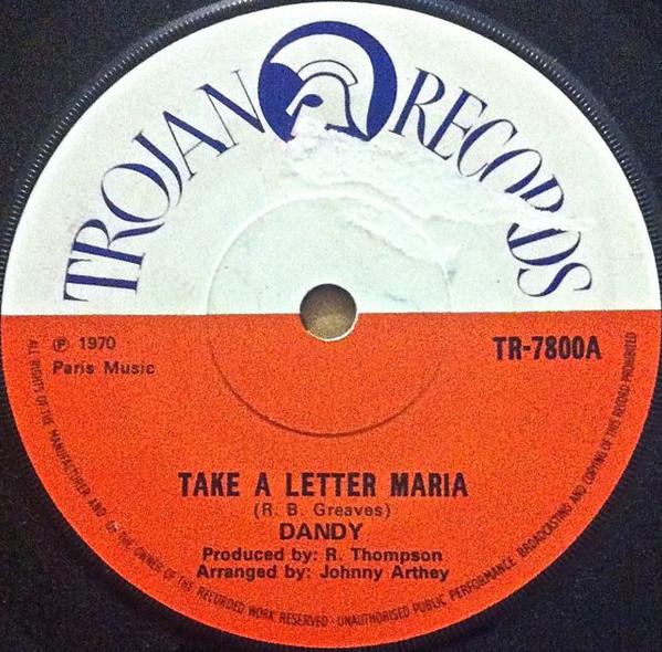 Dandy Livingstone - Take A Letter Maria