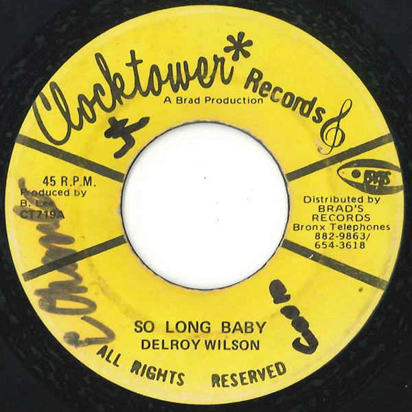 Delroy Wilson - So Long Baby
