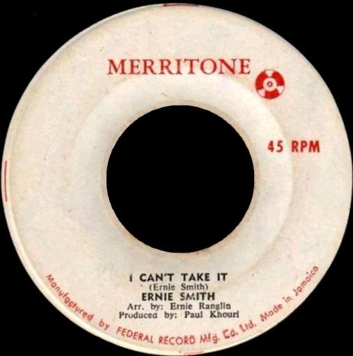 Ernie Smith - I Can't Take It / Wait