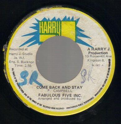 Fabulous Five Inc. - Come Back And Stay