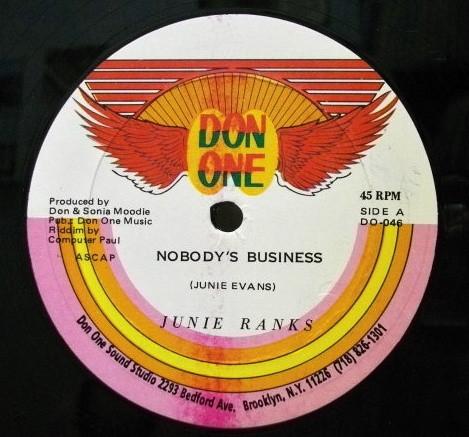 Junie Ranks, Terrible Cat - Nobody's Business / Independent Woman