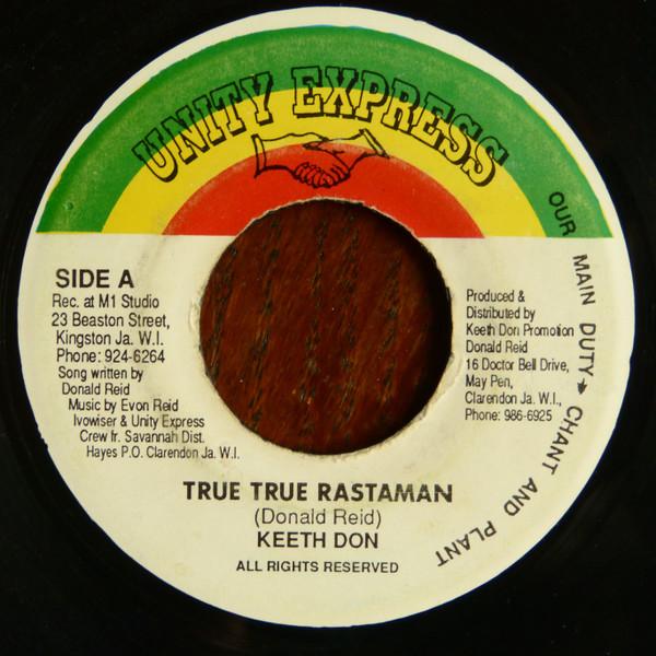 Keeth Don - True True Rastaman