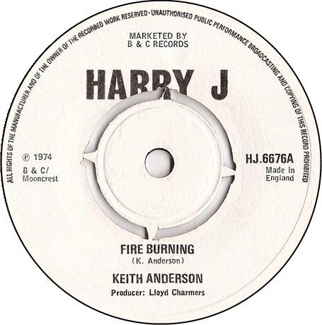 Keith Anderson  - Fire Burning