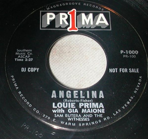 Louis Prima - Angelina / Robin Hood
