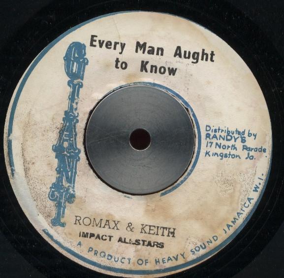 Max Romeo, Keith Chin - Every Man Aught To Know