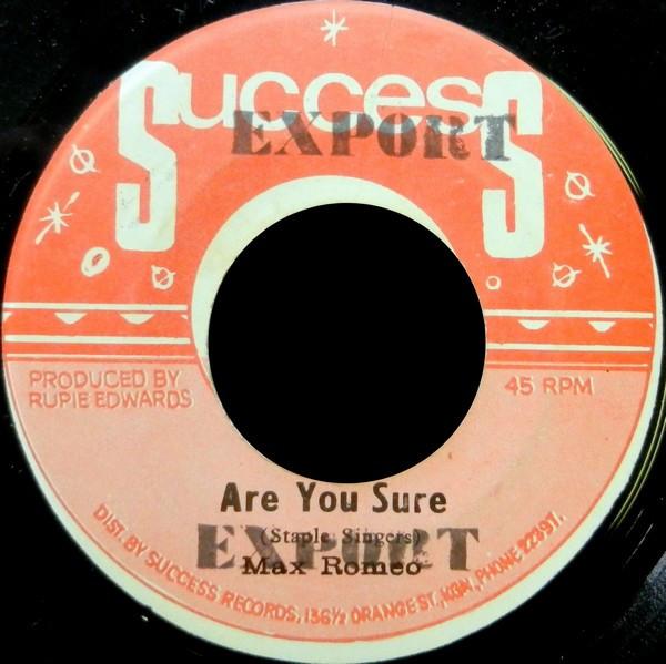 Max Romeo, Rupie Edwards All Stars - Are You Sure