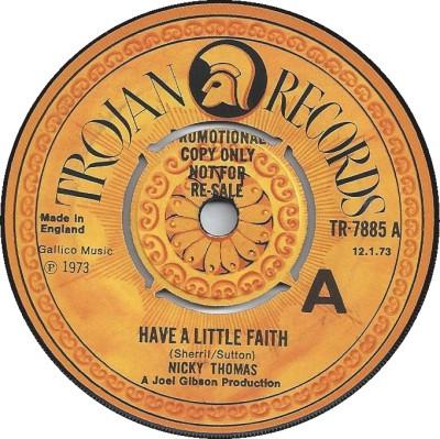Nicky Thomas - Have A Little Faith