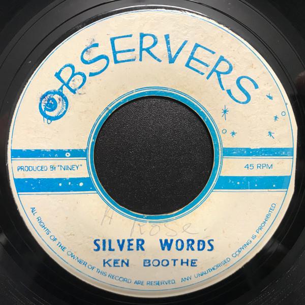 Observer Allstars, Ken Boothe - Silver Words / Rasta God