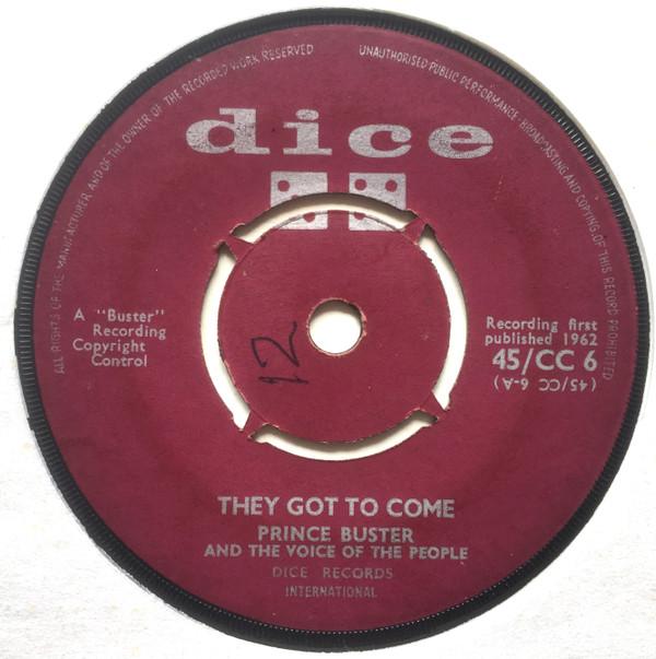 Prince Buster, The Voice Of The People (2) - They Got To Come / These Are The Times