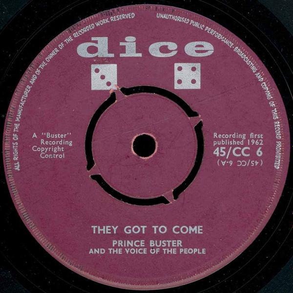 Prince Buster, The Voice Of The People (2) - They Got To Come / These Are The Times