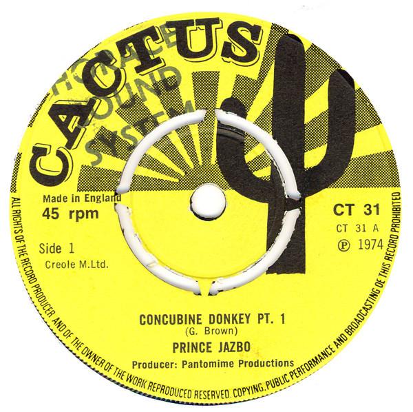 Prince Jazzbo - Concubine Donkey Pt. 1