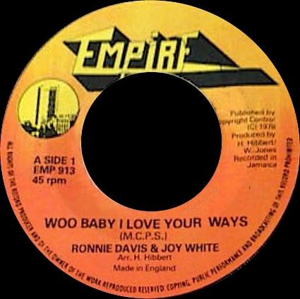 Ronnie Davis, Joy White - Woo Baby I Love Your Ways / Fancy Make Up