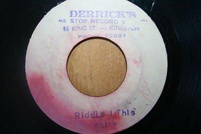 Scotty , Derrick Harriott - Riddle I This / Musical Chariot
