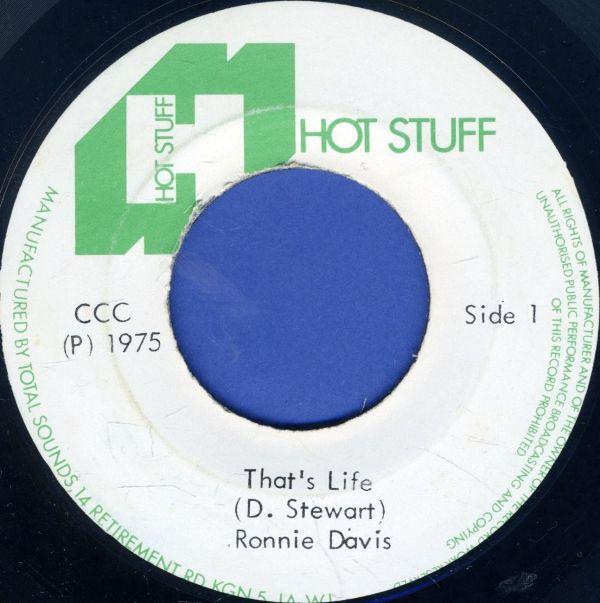 The Aggrovators, Ronnie Davis - That's Life /That's Life (Version)