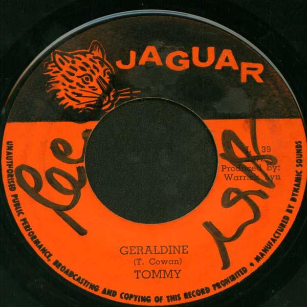 Tommy Cowan - Geraldine / Reverend Leroy